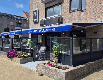 Horecaterras gerealiseerd door VS Sunsystems